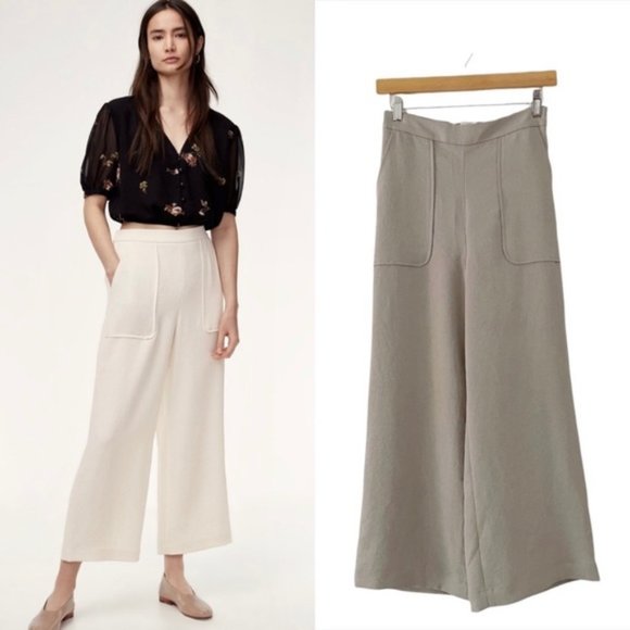 Aritzia Pants - Aritzia Wilfred Boissier Pants Light Gray Size Small #67396